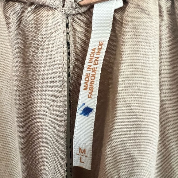 Free People Merida Printed Maxi Dress beaded bohemian vacation Large - Picture 9 of 14